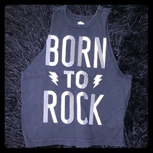 Born To Rock Toddler Tank